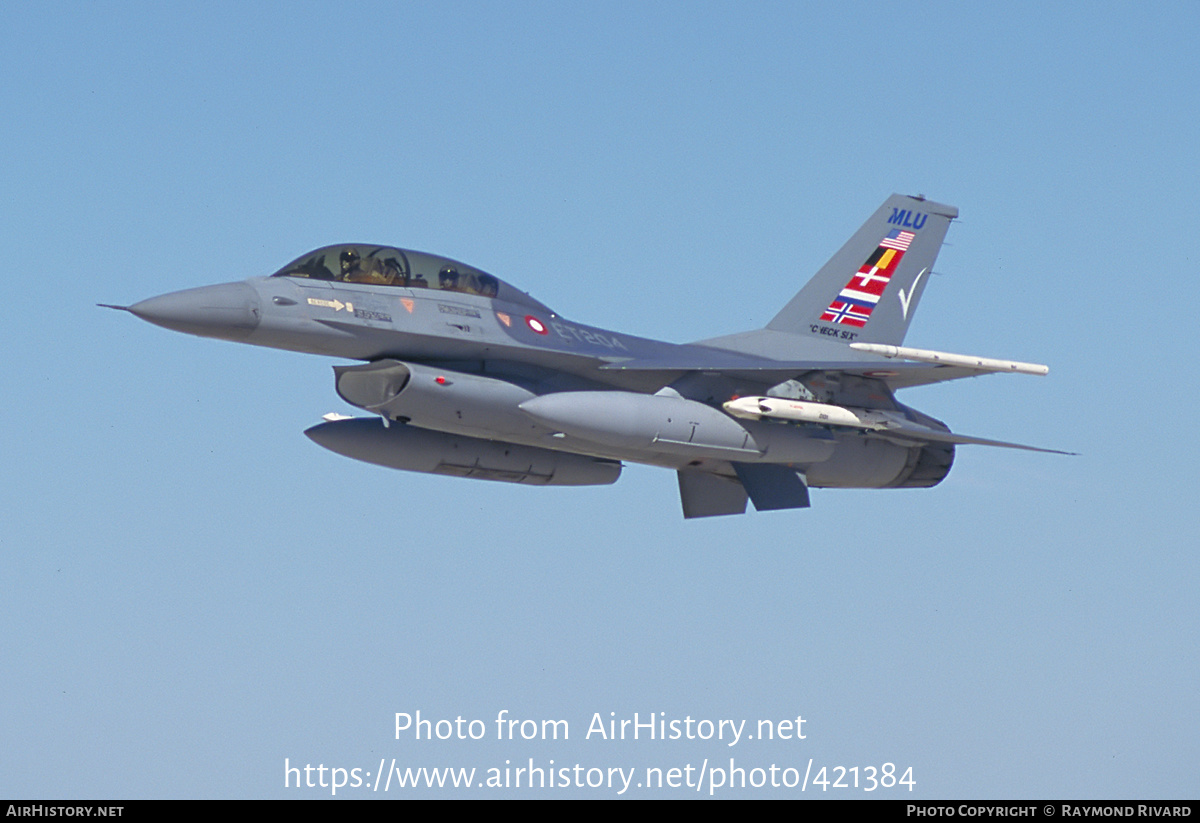 Aircraft Photo of ET-204 | General Dynamics F-16BM Fighting Falcon | Denmark - Air Force | AirHistory.net #421384