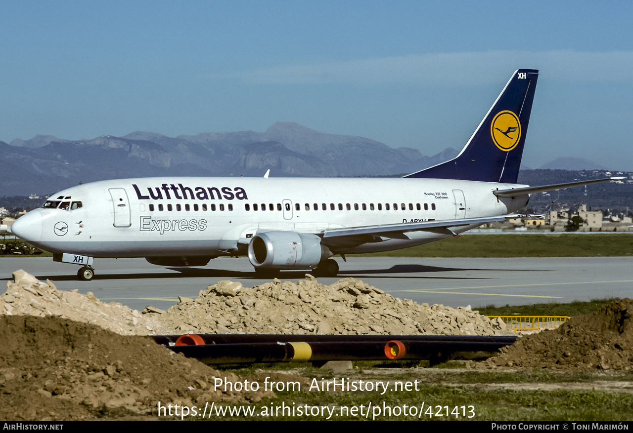 Aircraft Photo of D-ABXH | Boeing 737-330 | Lufthansa Express | AirHistory.net #421413