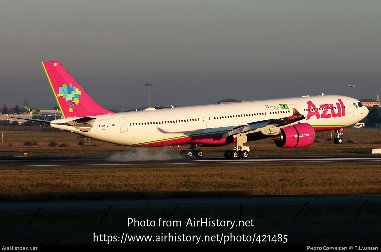 Aircraft Photo of F-WWYO | Airbus A330-941N | Azul Linhas Aéreas Brasileiras | AirHistory.net #421485