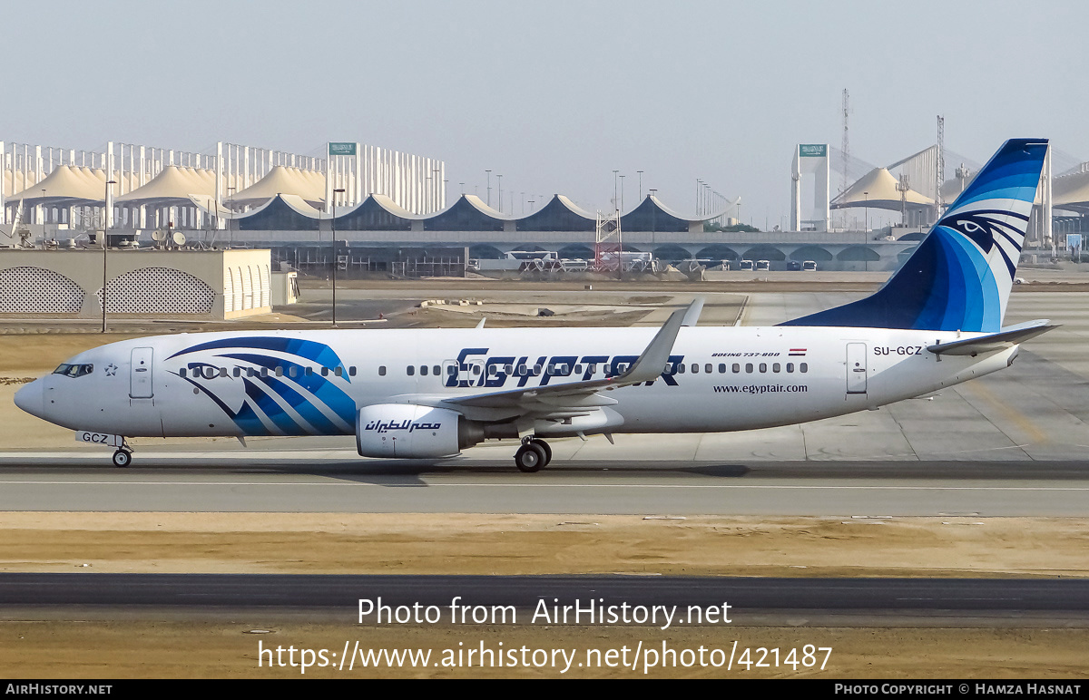 Aircraft Photo of SU-GCZ | Boeing 737-866 | EgyptAir | AirHistory.net #421487