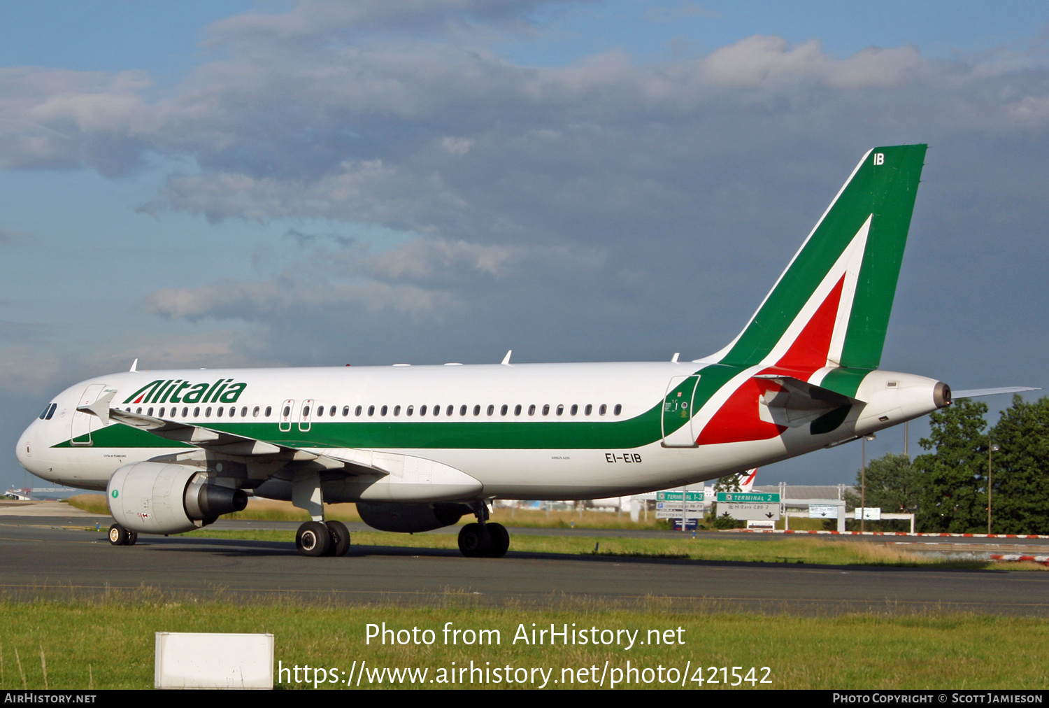 Aircraft Photo of EI-EIB | Airbus A320-216 | Alitalia | AirHistory.net #421542