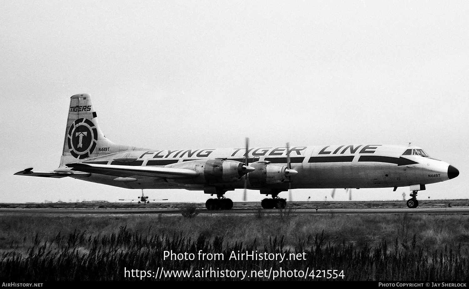 Aircraft Photo of N449T | Canadair CL-44D4-2 | Flying Tiger Line | AirHistory.net #421554