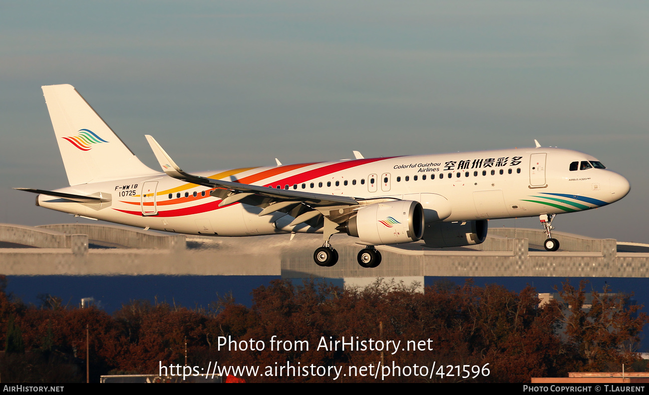 Aircraft Photo of F-WWIB | Airbus A320-251N | Colorful Guizhou Airlines | AirHistory.net #421596