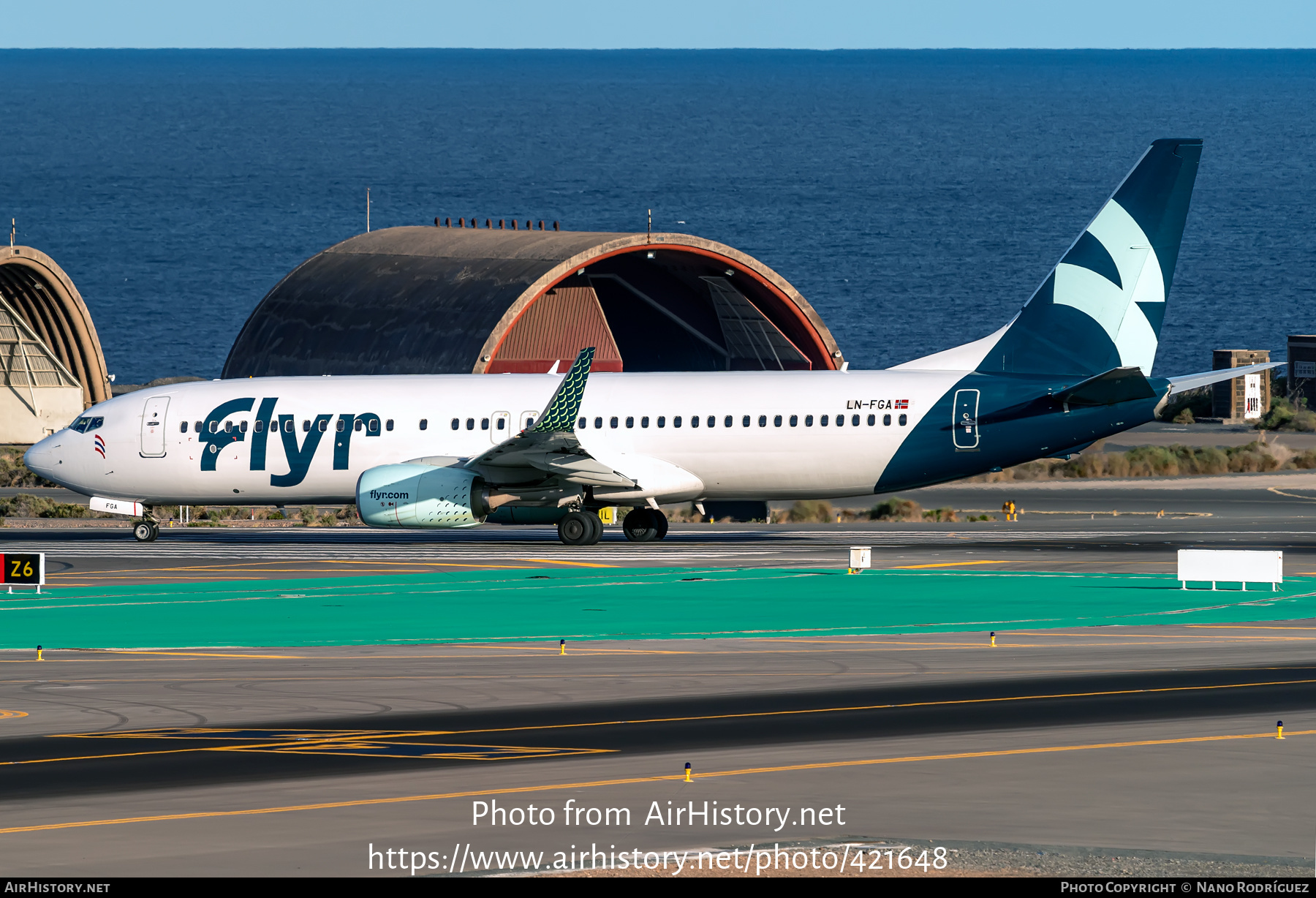 Aircraft Photo of LN-FGA | Boeing 737-82R | Flyr | AirHistory.net #421648