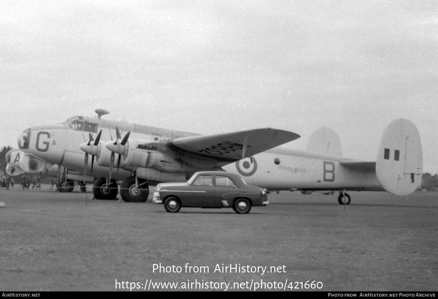 Aircraft Photo of WB832 | Avro 696 Shackleton MR1 | UK - Air Force | AirHistory.net #421660