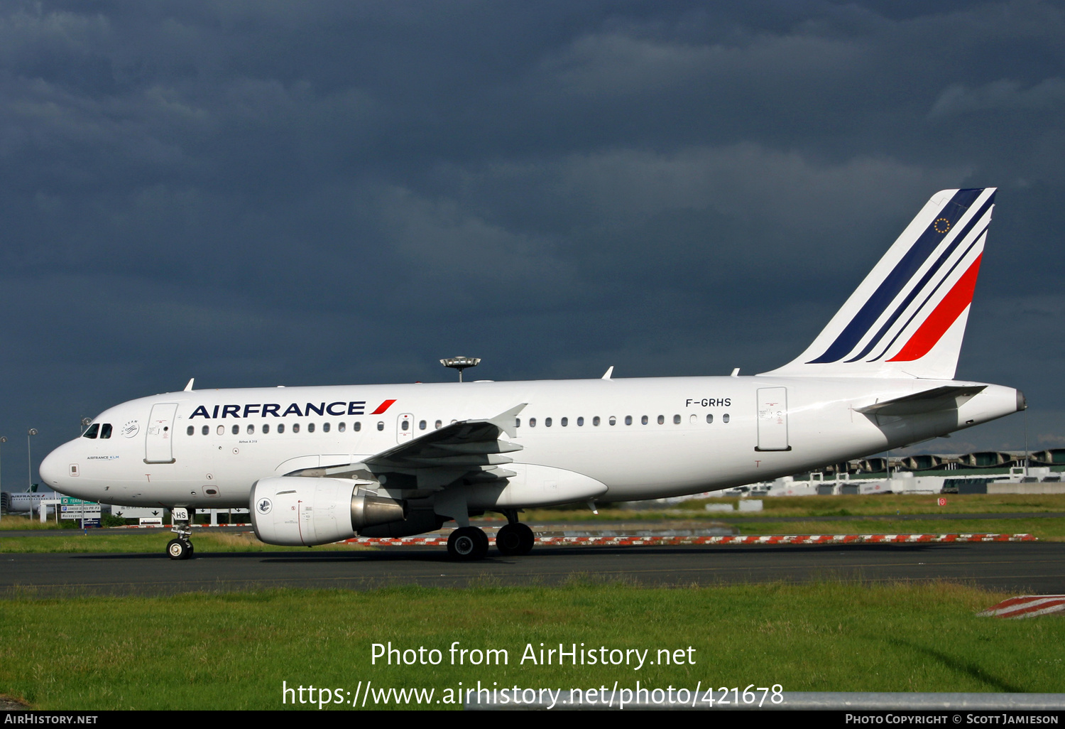 Aircraft Photo of F-GRHS | Airbus A319-111 | Air France | AirHistory.net #421678