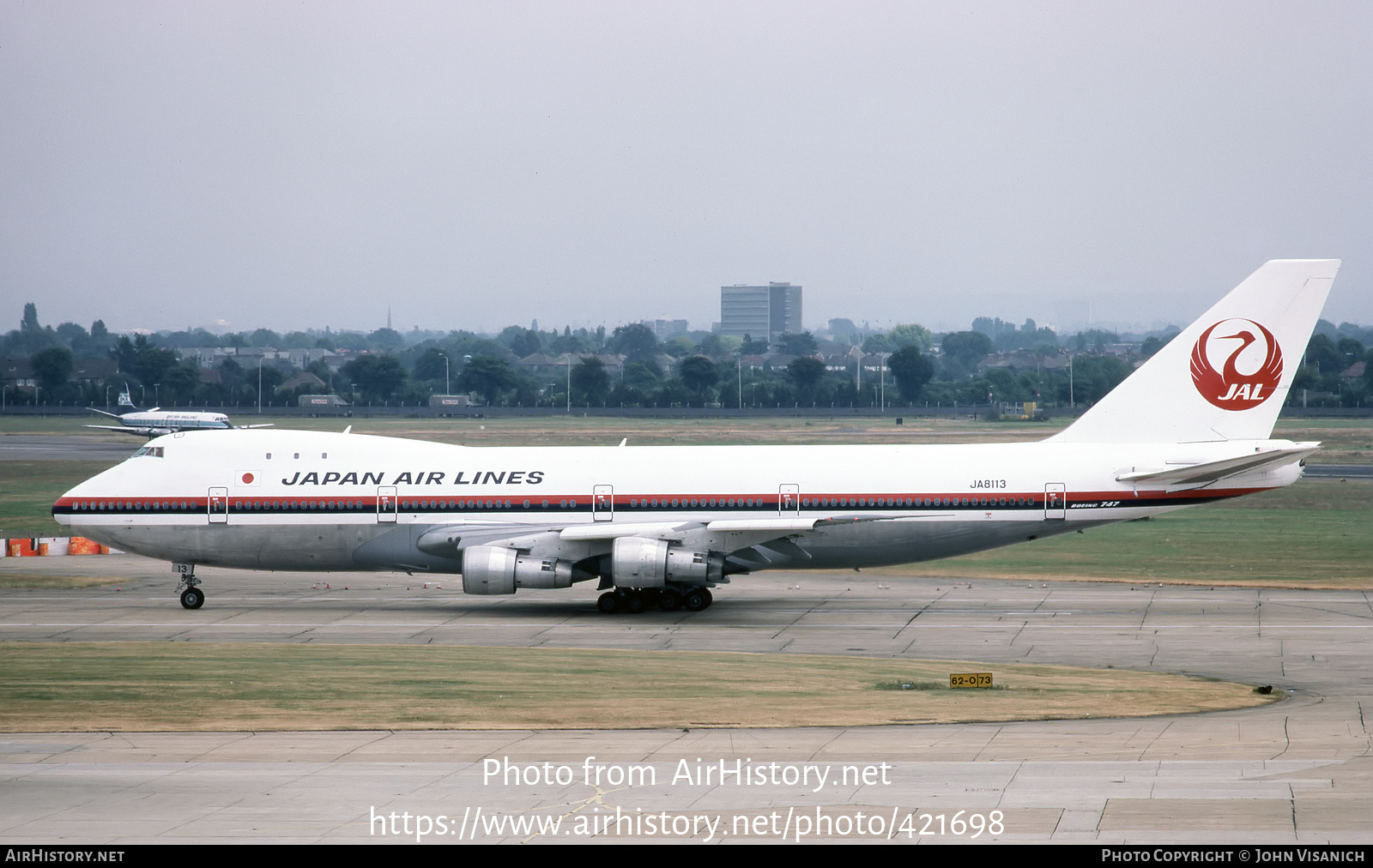 Aircraft Photo of JA8113 | Boeing 747-246B | Japan Air Lines - JAL | AirHistory.net #421698