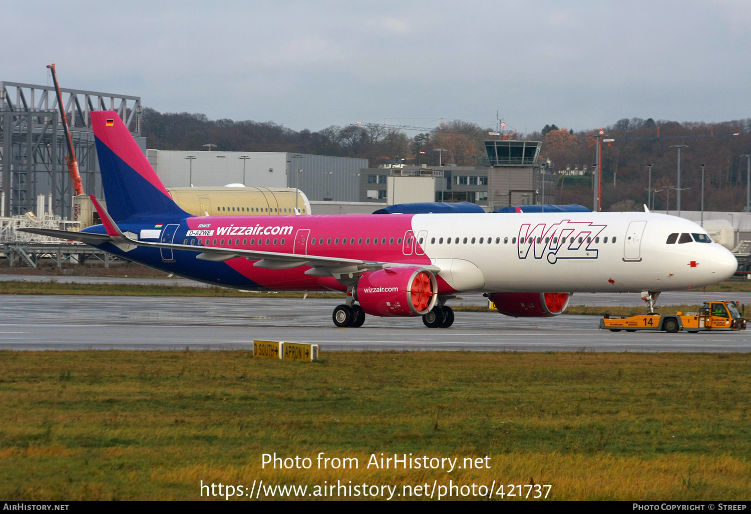 Aircraft Photo of D-AZWE | Airbus A321-271NX | Wizz Air | AirHistory.net #421737