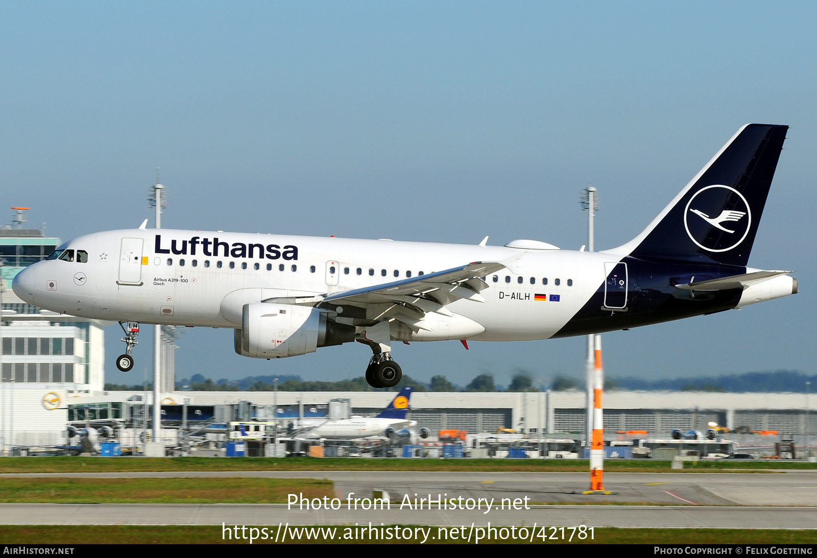 Aircraft Photo of D-AILH | Airbus A319-114 | Lufthansa | AirHistory.net #421781