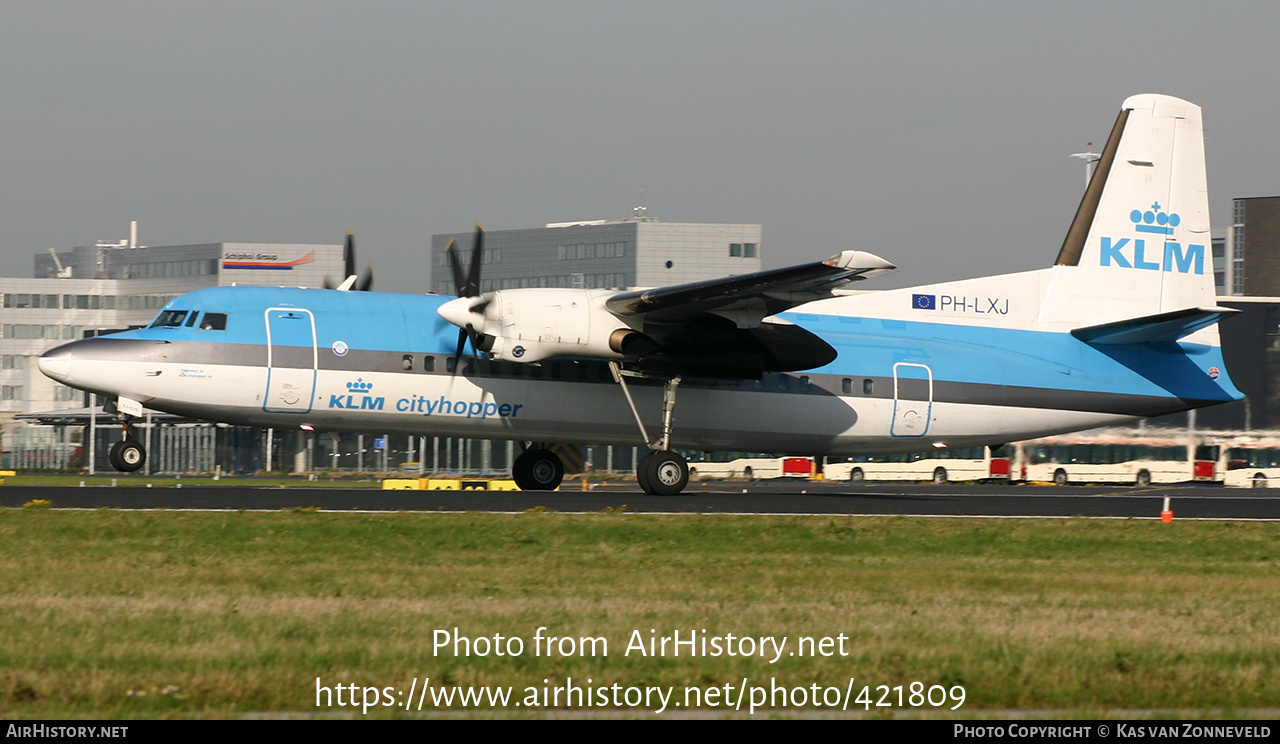 Aircraft Photo of PH-LXJ | Fokker 50 | KLM Cityhopper | AirHistory.net #421809