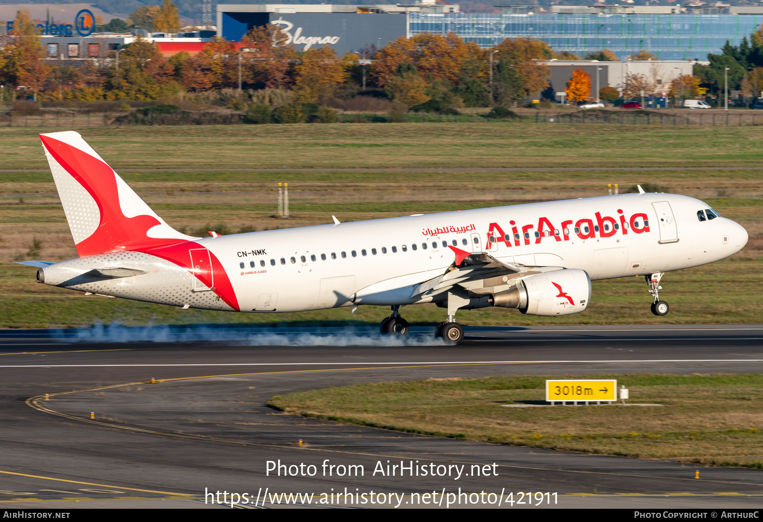 Aircraft Photo of CN-NMK | Airbus A320-214 | Air Arabia | AirHistory.net #421911