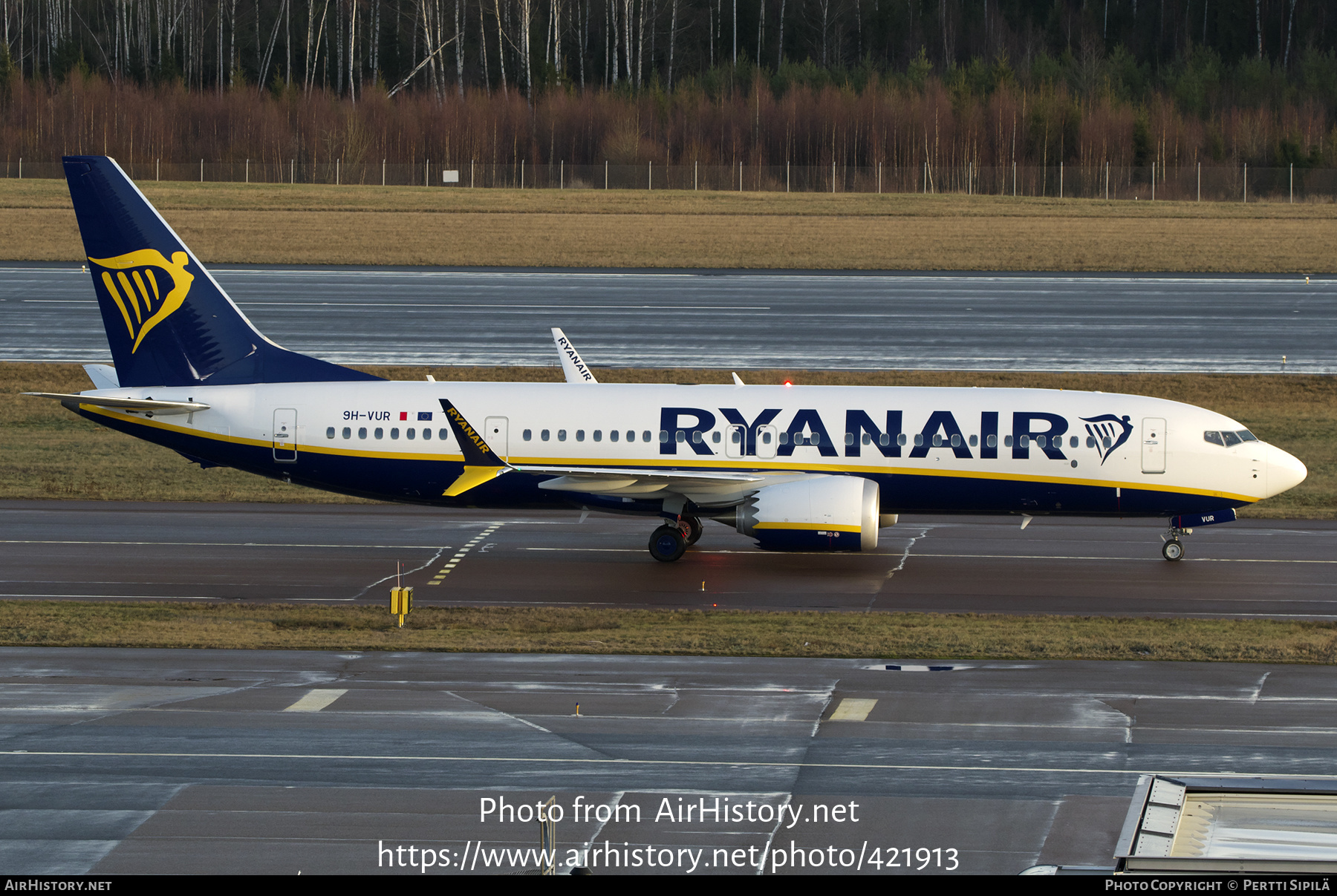 Aircraft Photo of 9H-VUR | Boeing 737-8200 Max 200 | Ryanair | AirHistory.net #421913