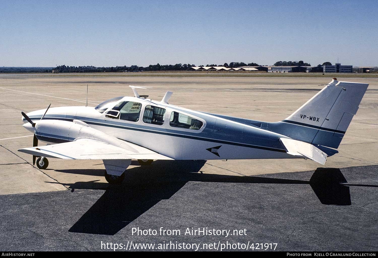 Aircraft Photo of VP-WBX | Beech 95-D55 Baron | United Air Charters - UAC | AirHistory.net #421917