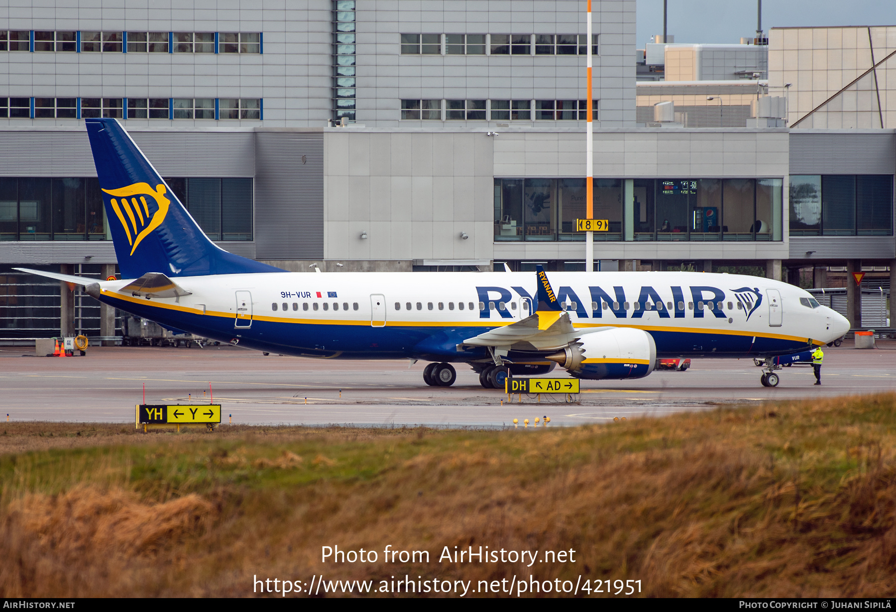 Aircraft Photo of 9H-VUR | Boeing 737-8200 Max 200 | Ryanair | AirHistory.net #421951