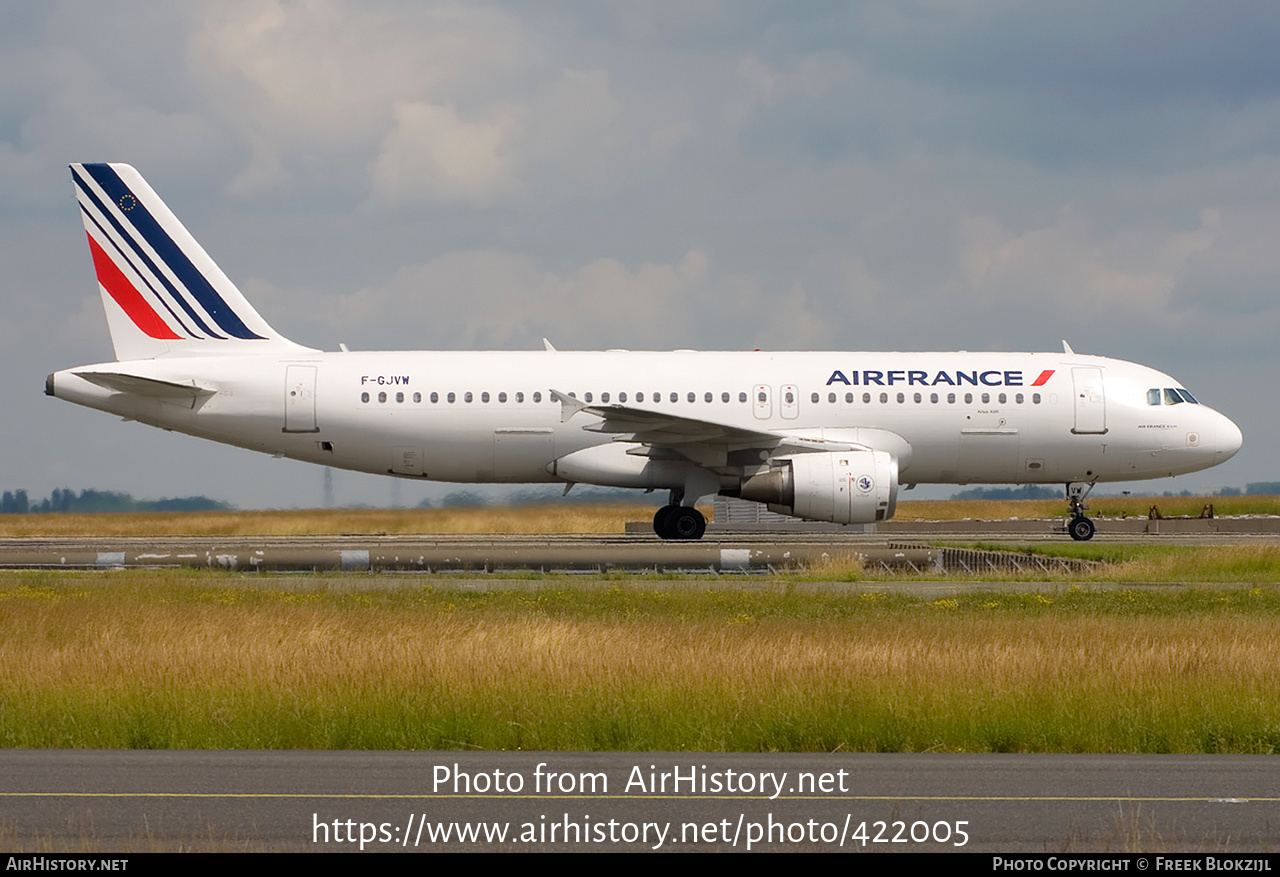 Aircraft Photo of F-GJVW | Airbus A320-211 | Air France | AirHistory.net #422005