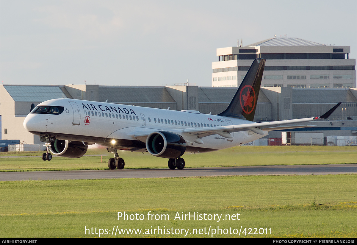 Aircraft Photo of C-GTZU | Airbus A220-371 (BD-500-1A11) | Air Canada | AirHistory.net #422011