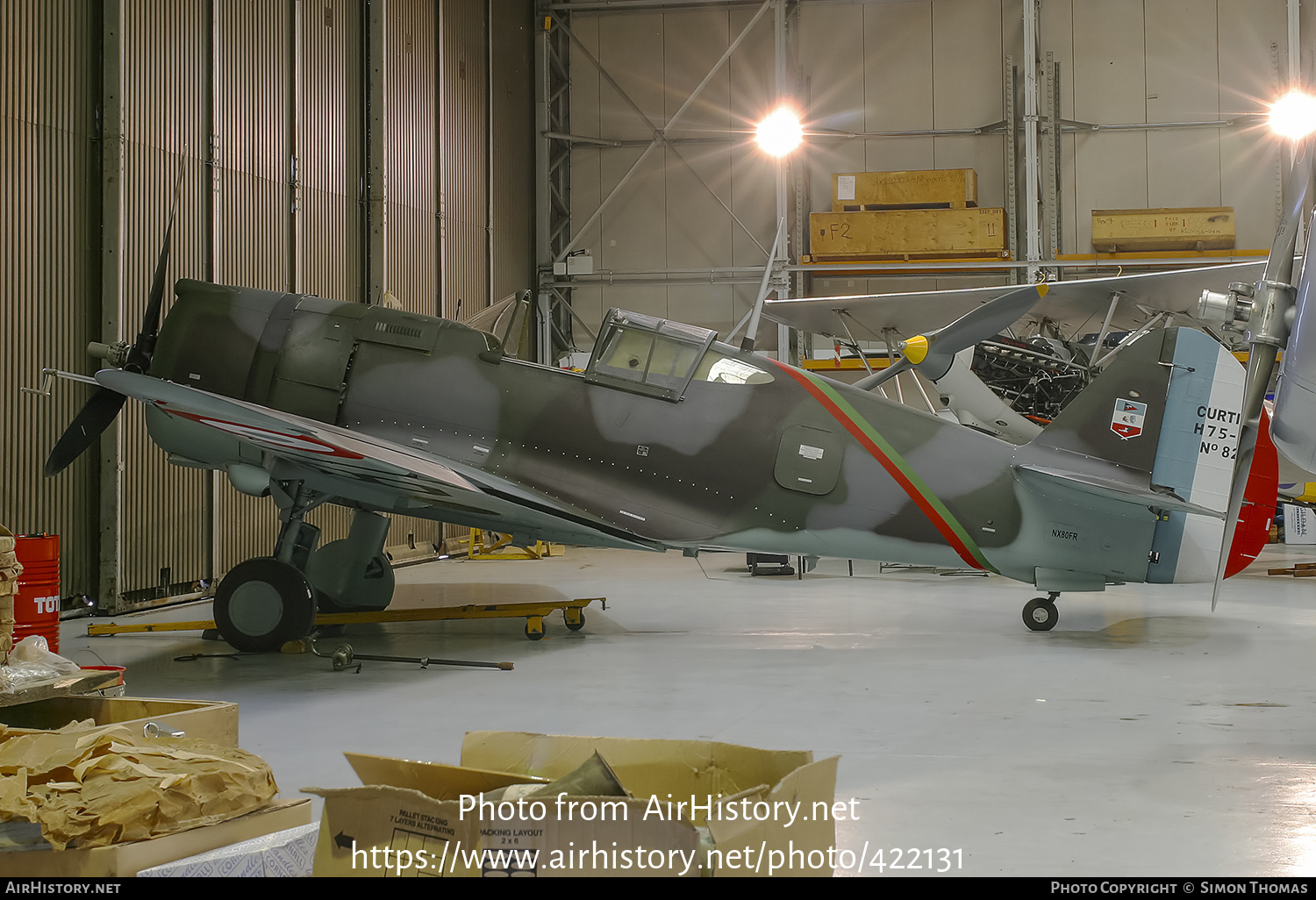 Aircraft Photo of N80FR / NX80FR | Curtiss P-36C Hawk (75) | France - Air Force | AirHistory.net #422131