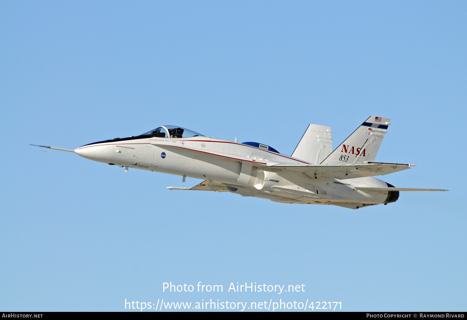 Aircraft Photo of NASA853 / 161744 | McDonnell Douglas EF-18A Hornet | NASA - National Aeronautics and Space Administration | AirHistory.net #422171