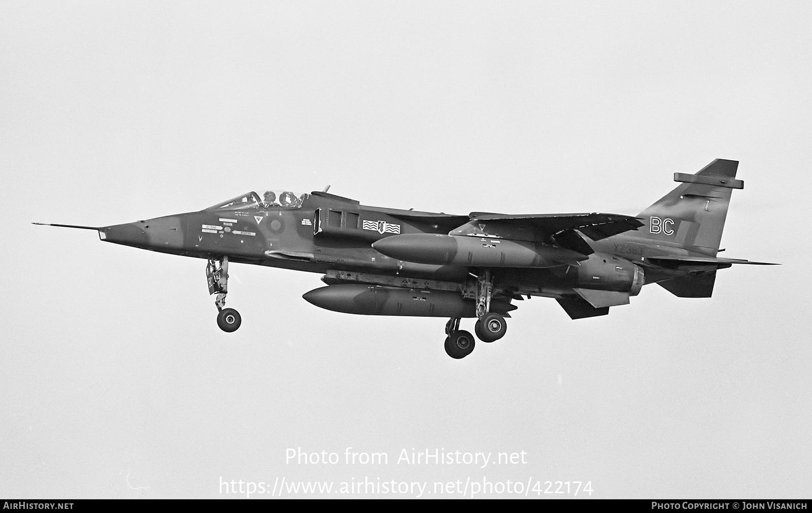 Aircraft Photo of XZ383 | Sepecat Jaguar GR1 | UK - Air Force | AirHistory.net #422174