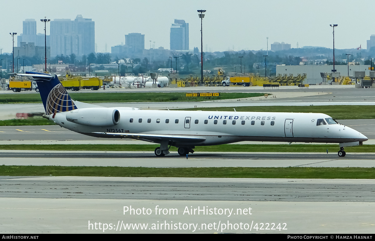 Aircraft Photo of N12567 | Embraer ERJ-145LR (EMB-145LR) | United Express | AirHistory.net #422242