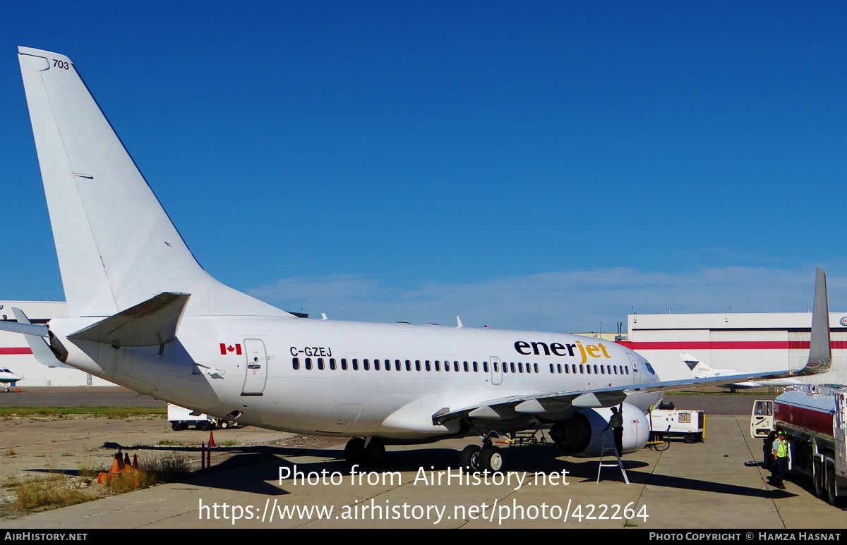 Aircraft Photo of C-GZEJ | Boeing 737-73V | Enerjet | AirHistory.net #422264