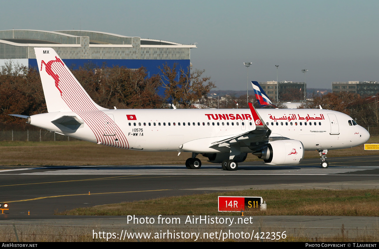 Aircraft Photo of F-WWIA | Airbus A320-272N | Tunisair | AirHistory.net #422356