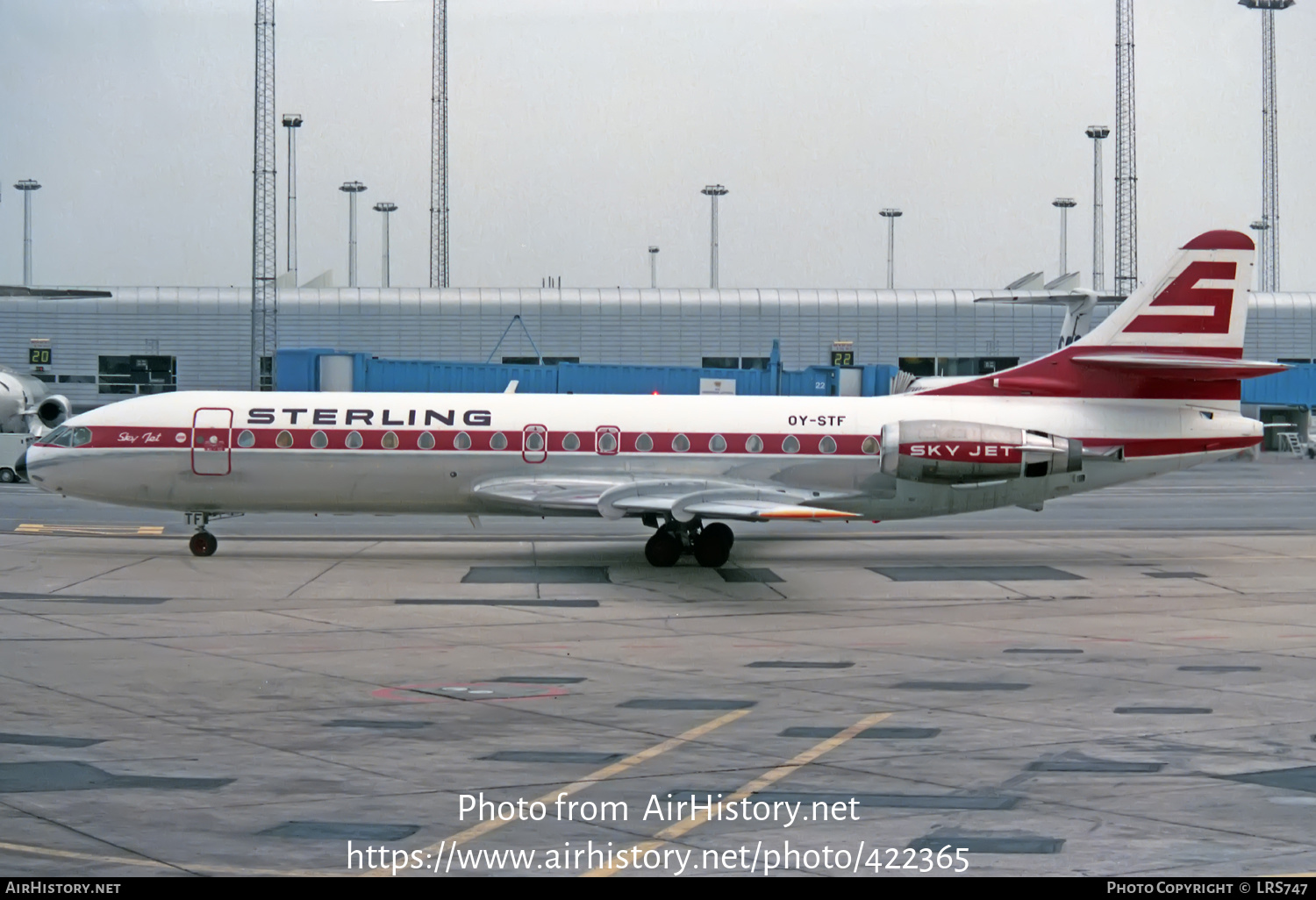 Aircraft Photo of OY-STF | Sud SE-210 Caravelle 10B3 Super B | Sterling Airways | AirHistory.net #422365