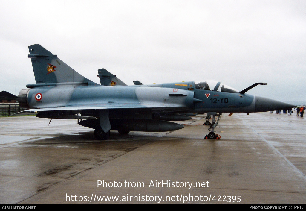 Aircraft Photo of 117 | Dassault Mirage 2000C | France - Air Force | AirHistory.net #422395