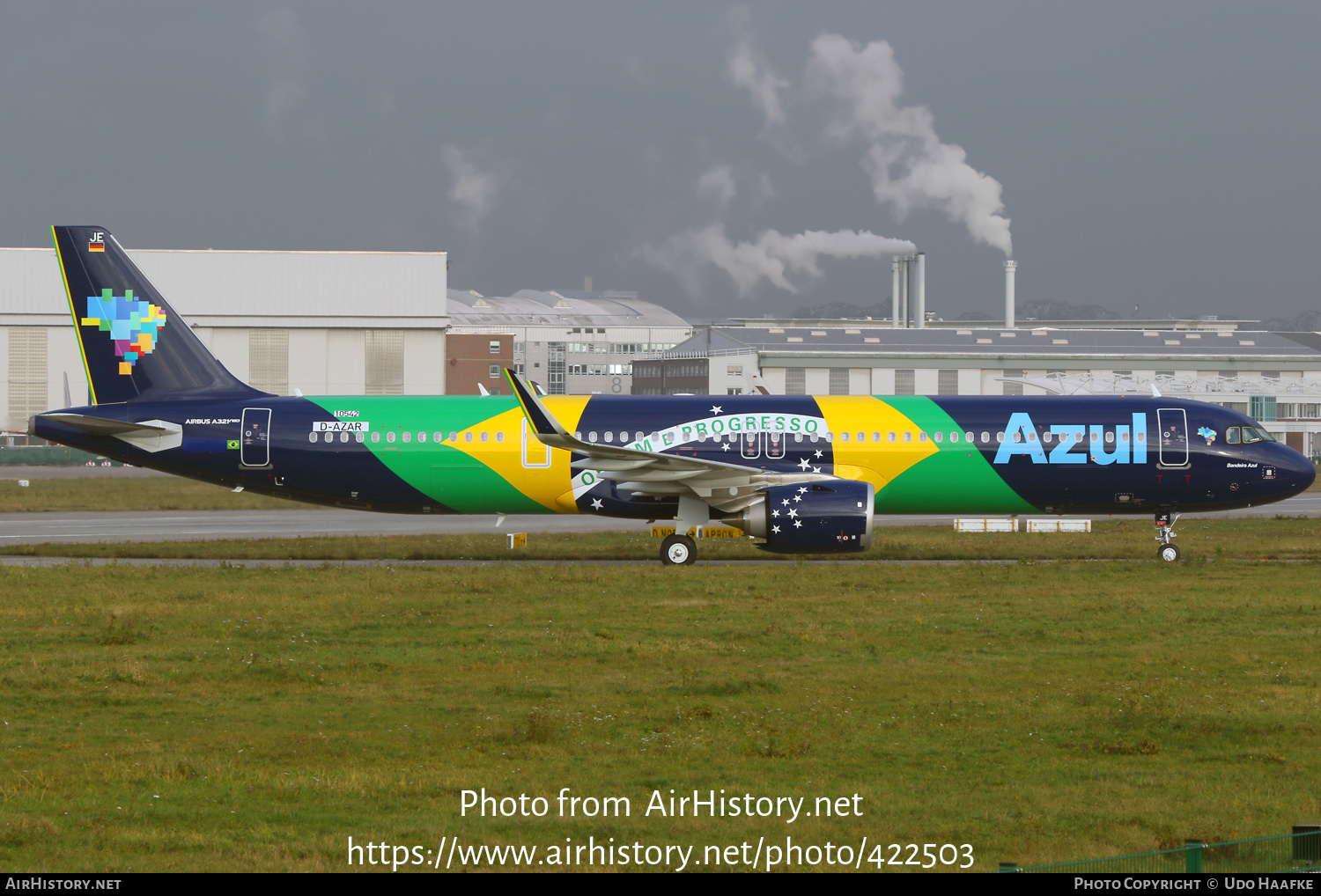 Aircraft Photo of D-AZAR / PR-YJE | Airbus A321-251NX | Azul Linhas Aéreas Brasileiras | AirHistory.net #422503