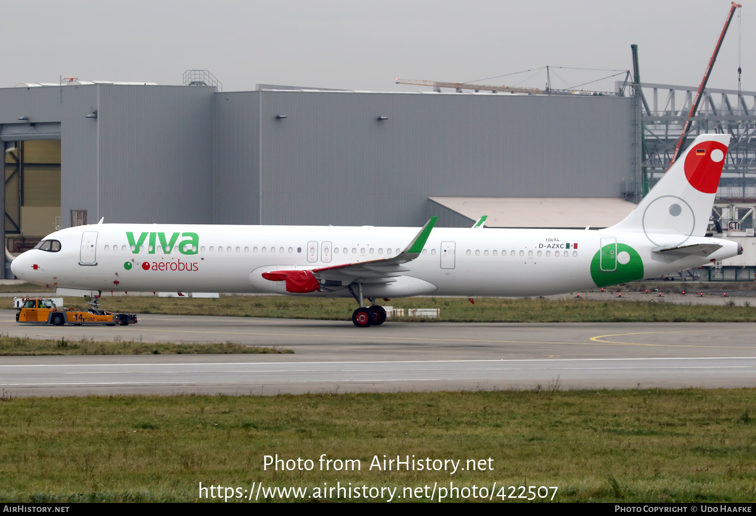 Aircraft Photo of D-AZXC | Airbus A321-271NX | Viva Aerobús | AirHistory.net #422507