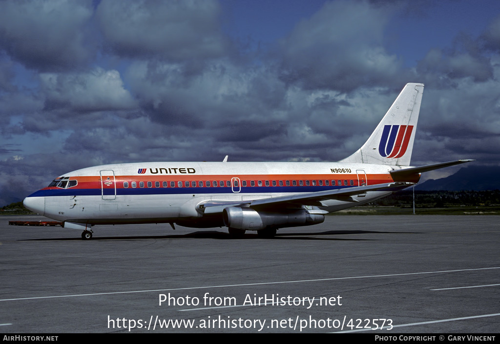 Aircraft Photo of N9061U | Boeing 737-222 | United Airlines | AirHistory.net #422573