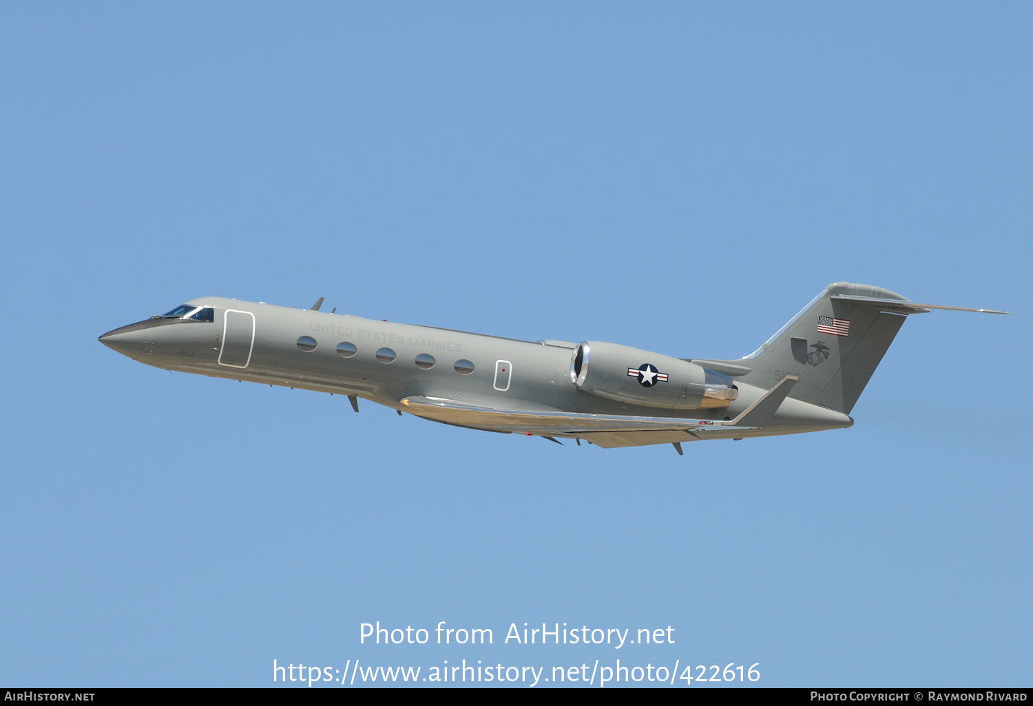 Aircraft Photo of 165153 | Gulfstream Aerospace C-20G Gulfstream IV (G-IV) | USA - Marines | AirHistory.net #422616