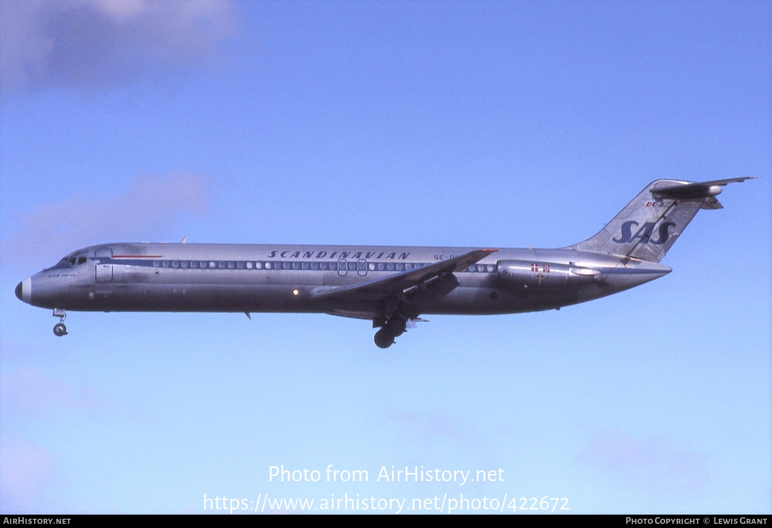 Aircraft Photo of SE-DDS | McDonnell Douglas DC-9-41 | Scandinavian Airlines - SAS | AirHistory.net #422672