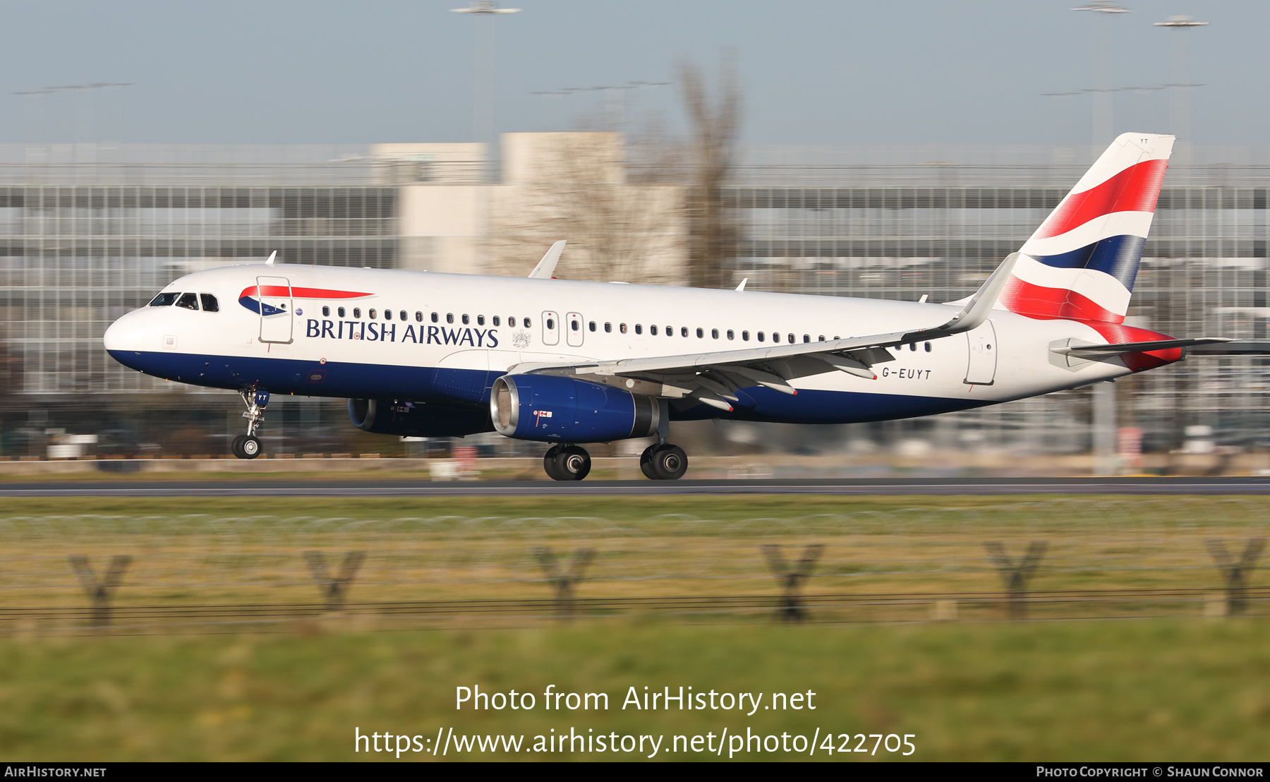 Aircraft Photo of G-EUYT | Airbus A320-232 | British Airways | AirHistory.net #422705