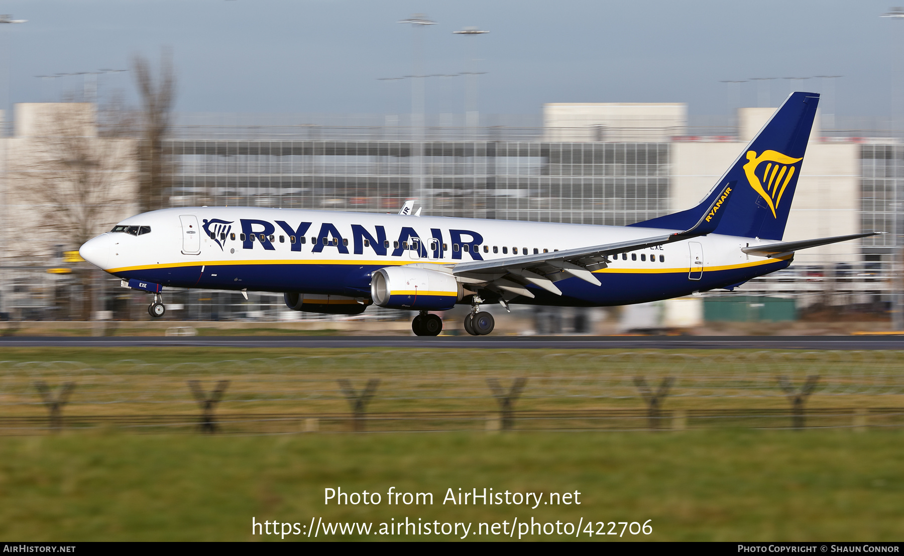 Aircraft Photo of EI-EXE | Boeing 737-8AS | Ryanair | AirHistory.net #422706