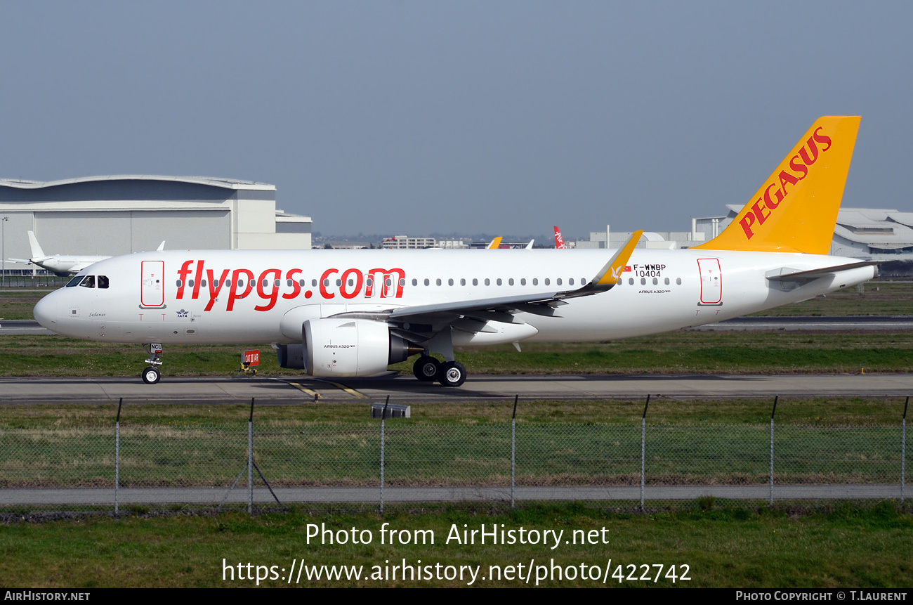 Aircraft Photo of F-WWBP | Airbus A320-251N | Pegasus Airlines | AirHistory.net #422742