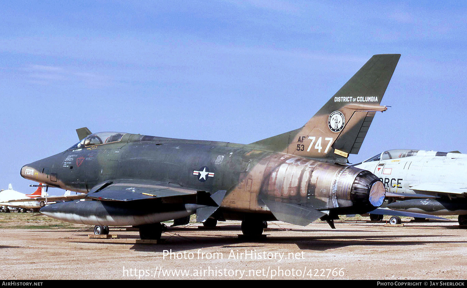 Aircraft Photo of 55-3747 / 53747 | North American F-100D Super Sabre | USA - Air Force | AirHistory.net #422766