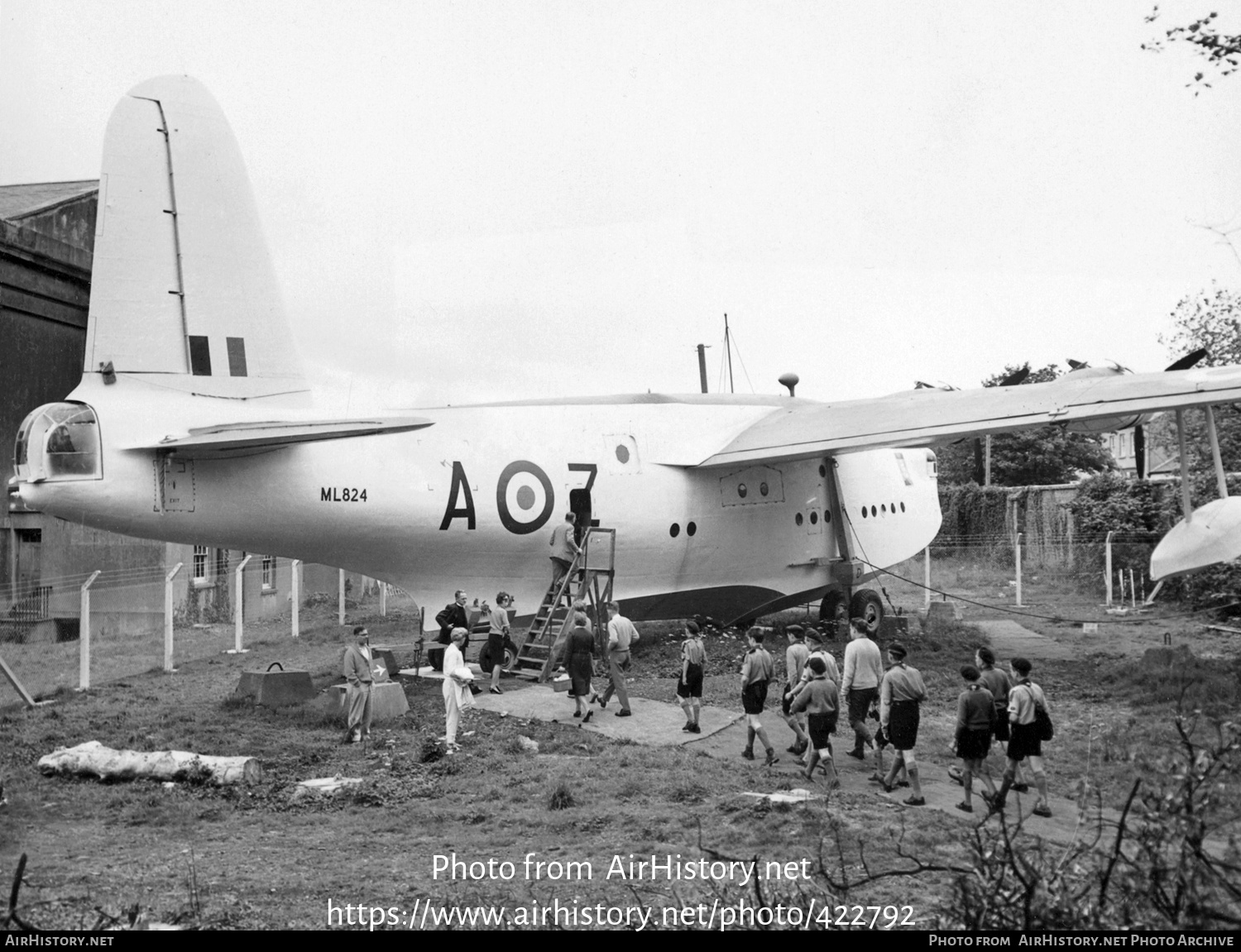 Aircraft Photo of ML824 | Short S-25 Sunderland 5 | UK - Air Force | AirHistory.net #422792