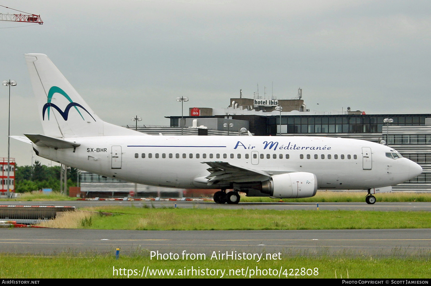 Aircraft Photo of SX-BHR | Boeing 737-5L9 | Air Méditerranée | AirHistory.net #422808