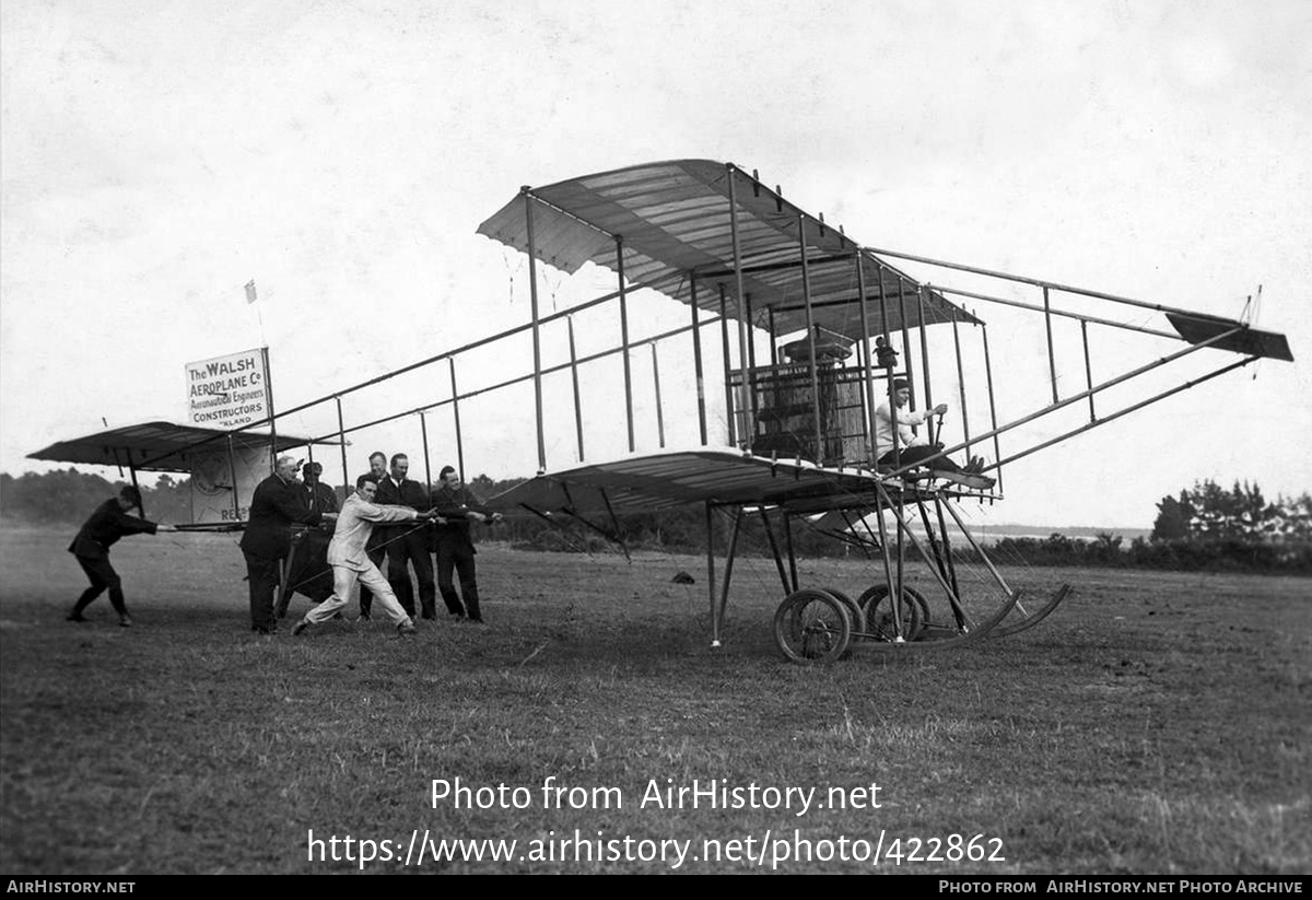 Aircraft Photo of No Reg | Howard Wright 1910 Biplane | Walsh Aeroplane ...