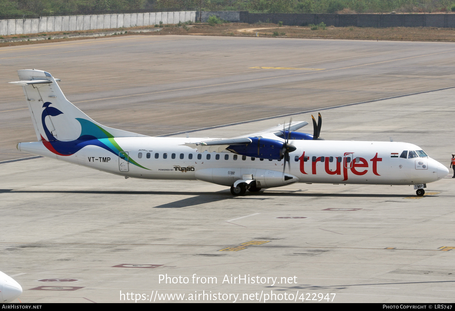 Aircraft Photo of VT-TMP | ATR ATR-72-500 (ATR-72-212A) | Trujet | AirHistory.net #422947