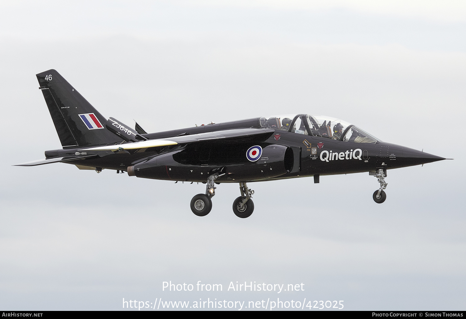 Aircraft Photo of ZJ646 | Dassault-Dornier Alpha Jet A | UK - Air Force | AirHistory.net #423025