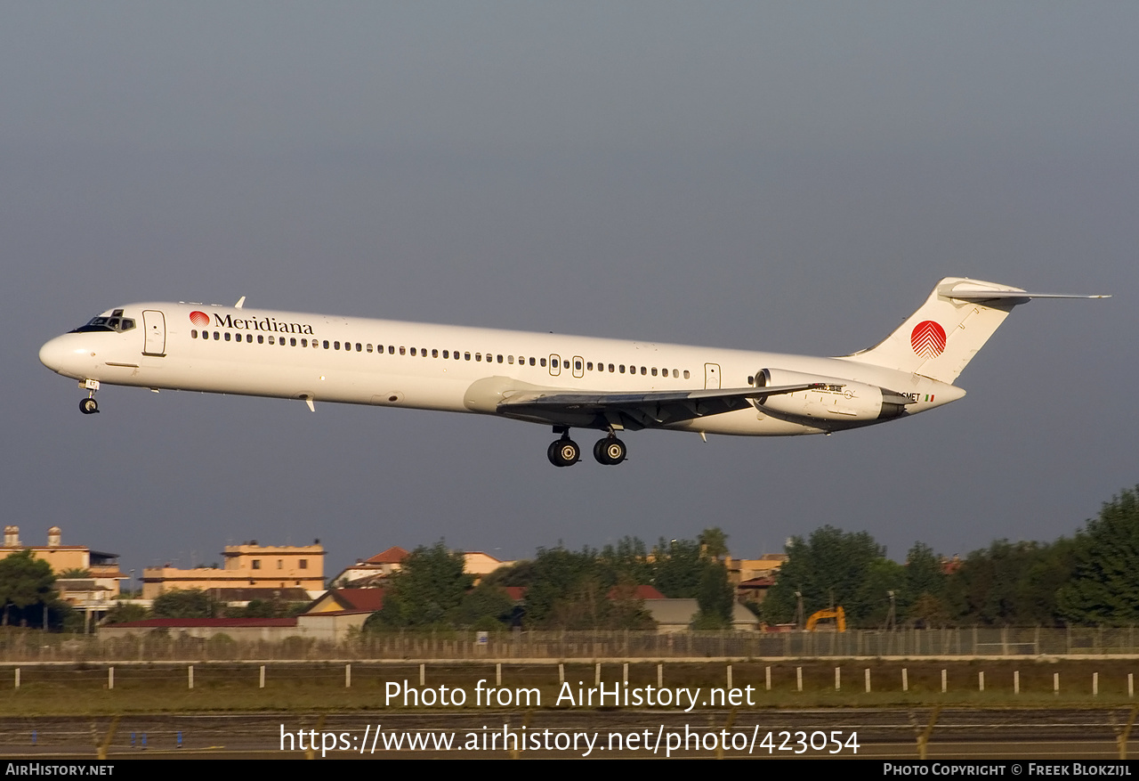 Aircraft Photo of I-SMET | McDonnell Douglas MD-82 (DC-9-82) | Meridiana | AirHistory.net #423054