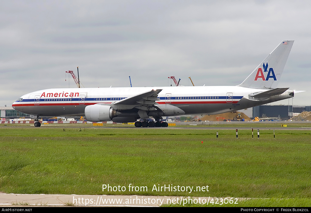 Aircraft Photo of N772AN | Boeing 777-223/ER | American Airlines | AirHistory.net #423062