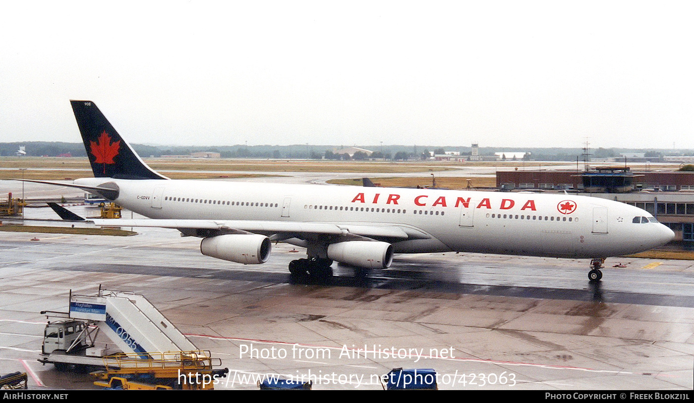 Aircraft Photo of C-GDVV | Airbus A340-313X | Air Canada | AirHistory.net #423063