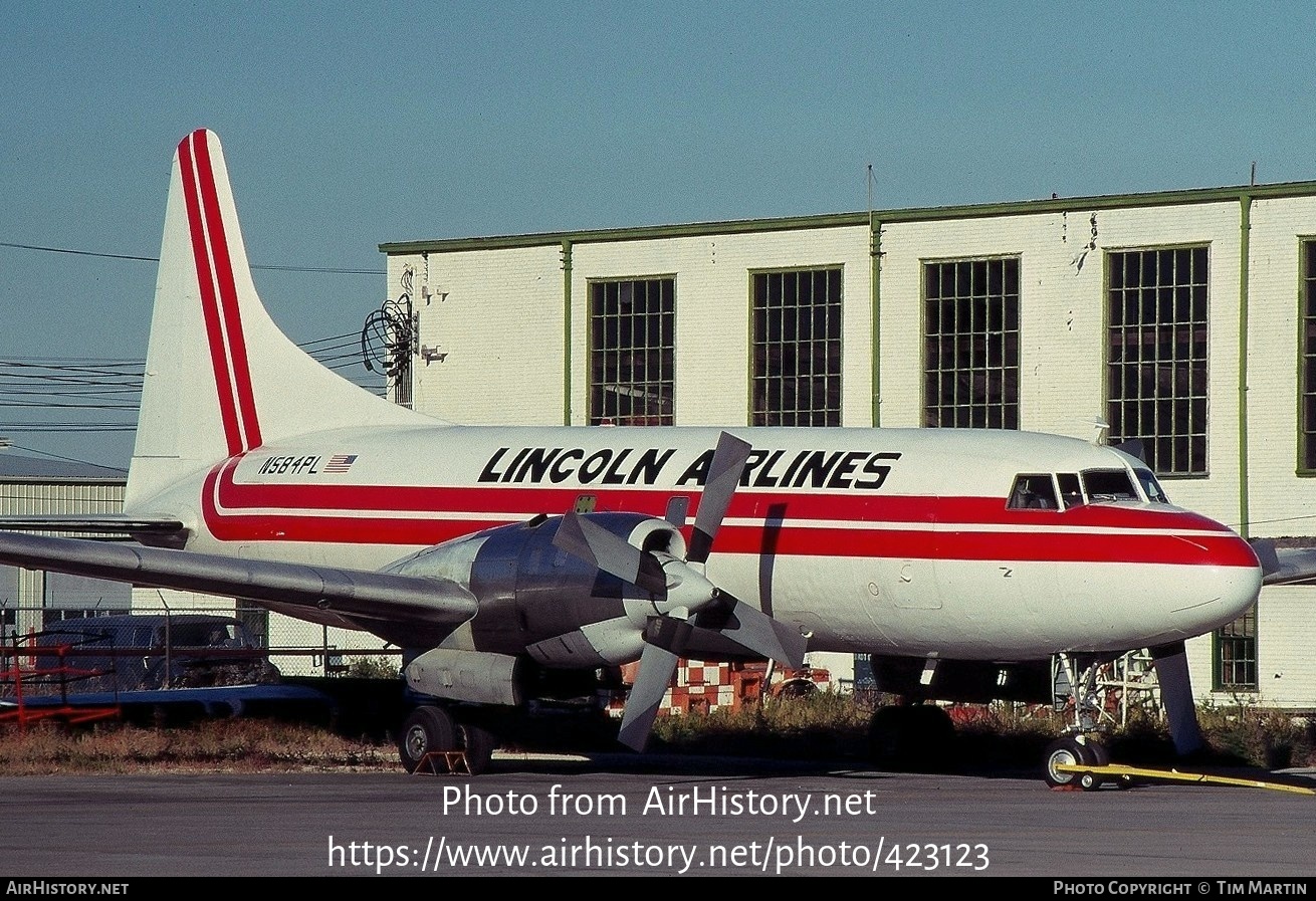 Aircraft Photo of N584PL | Convair 580 | Lincoln Airlines | AirHistory.net #423123