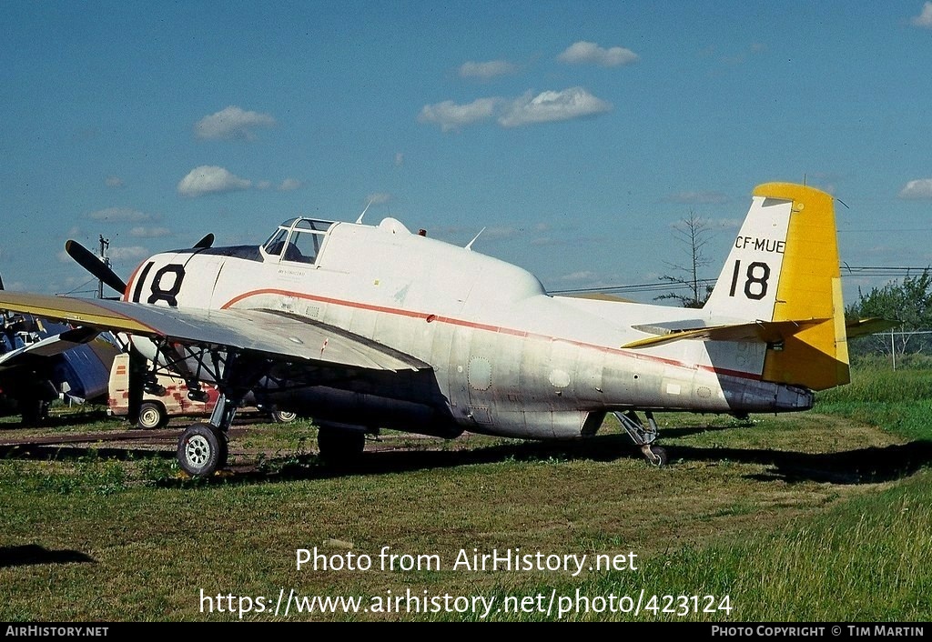 Aircraft Photo of CF-MUE | Grumman TBM-3/AT Avenger | Forest Protection Ltd - FPL | AirHistory.net #423124