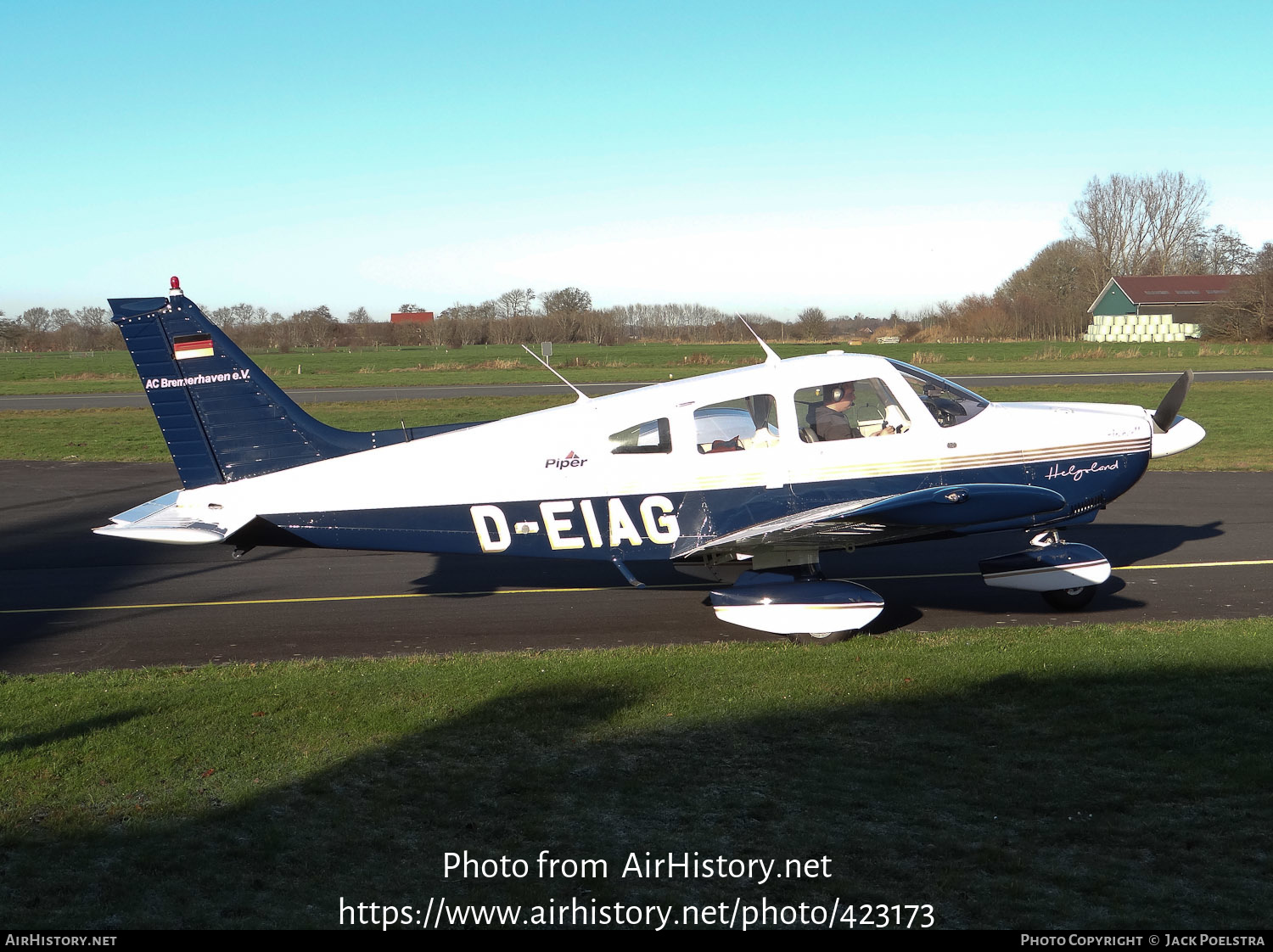 Aircraft Photo of D-EIAG | Piper PA-28-181 Archer II | Aeroclub Bremerhaven | AirHistory.net #423173