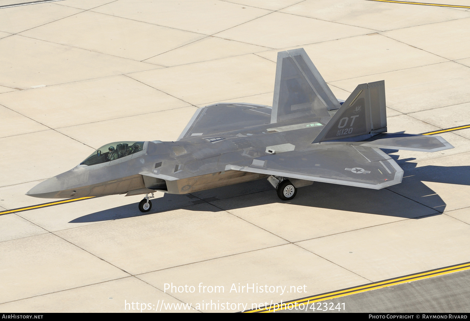 Aircraft Photo of 06-4120 | Lockheed Martin F-22A Raptor | USA - Air Force | AirHistory.net #423241