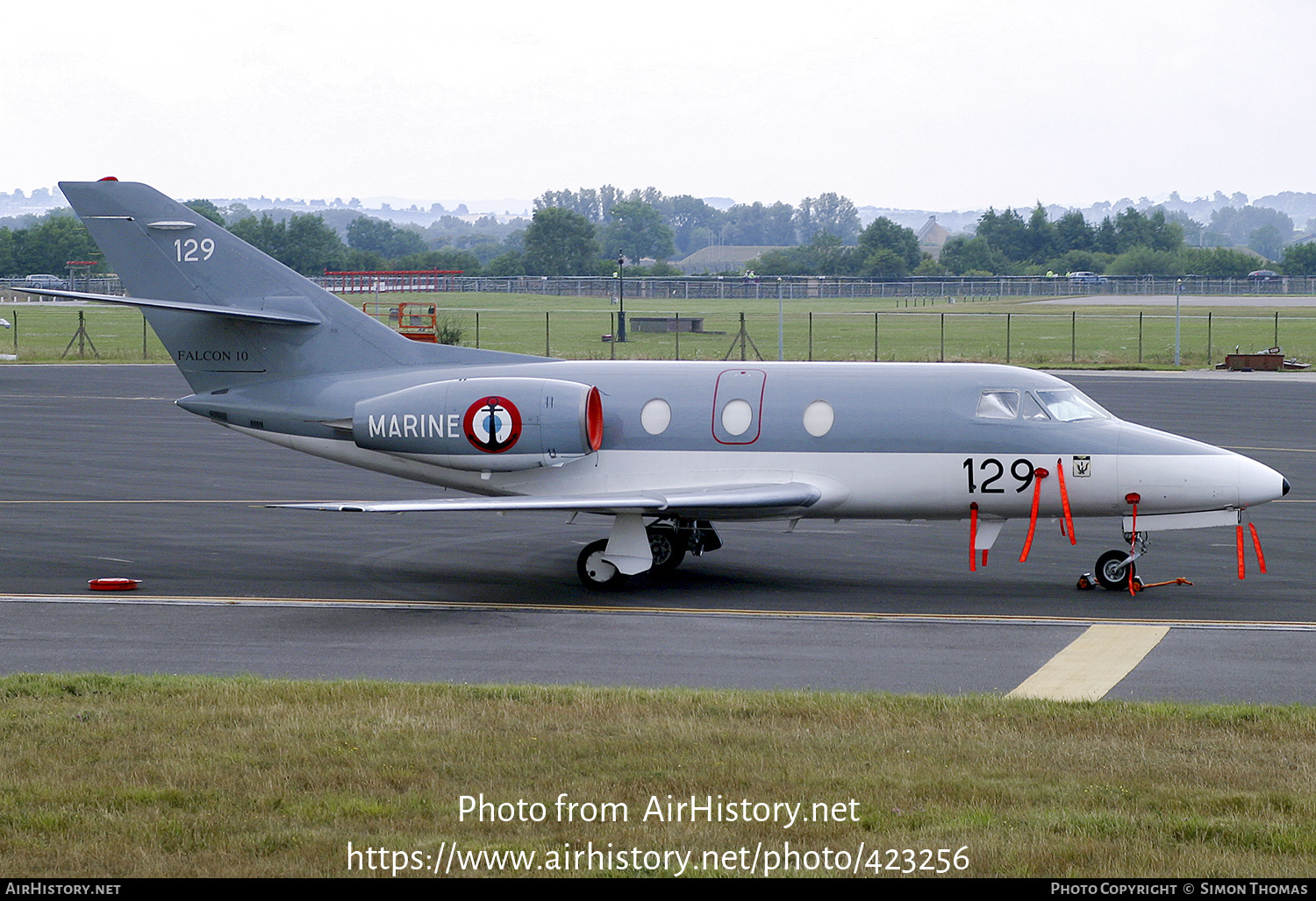 Aircraft Photo of 129 | Dassault Falcon 10MER | France - Navy | AirHistory.net #423256